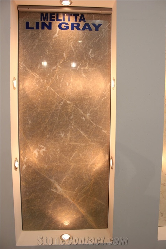 Melitta Lin Gray Marble Slab