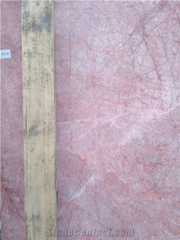 Milan Red Marble Slab