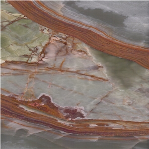Multicolor Green Onyx