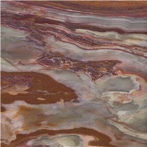 Multicolor Green Onyx Tile