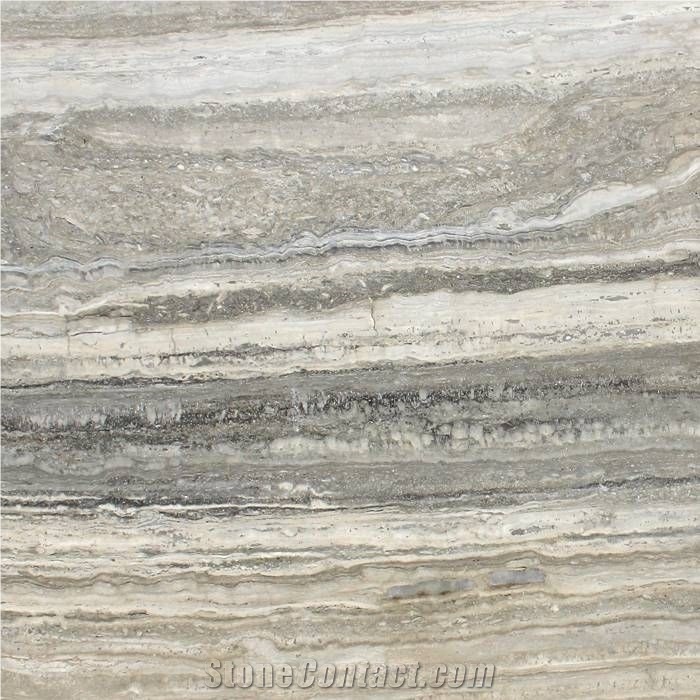 Ocean Silver Travertine Tile