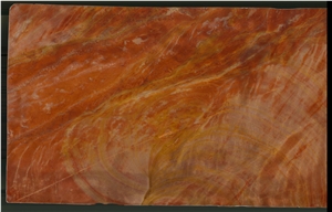 Rainbow Red Marble Slab