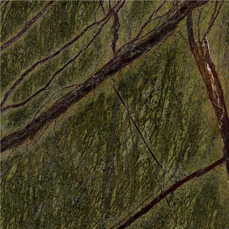 Rainforest Green Marble Tile