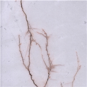 Red Line White Jade Marble