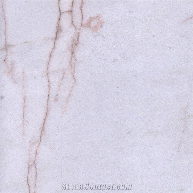 Red Line White Jade Marble Tile