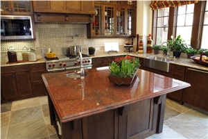 Red Malibu Granite Finished Product