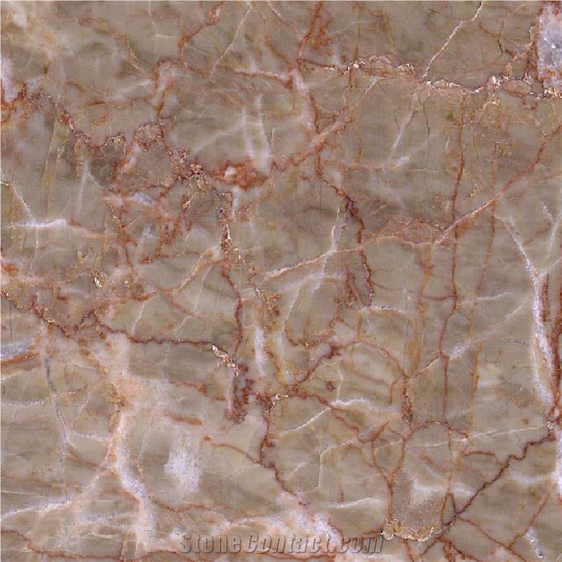 Red Vein Beige Marble importance=