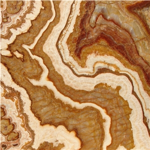 River Gold Onyx Tile