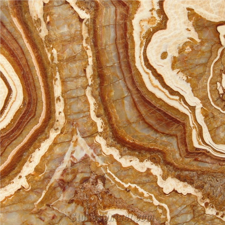 River Gold Onyx Tile