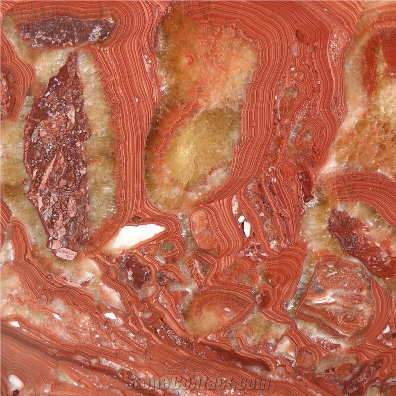 Rosso Meraviglia Onyx Tile
