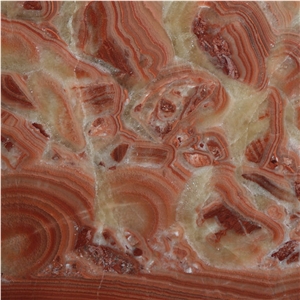 Rosso Meraviglia Onyx Tile