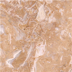 Shells Reef Gold Limestone Tile