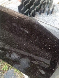 Spark Black Granite Slab