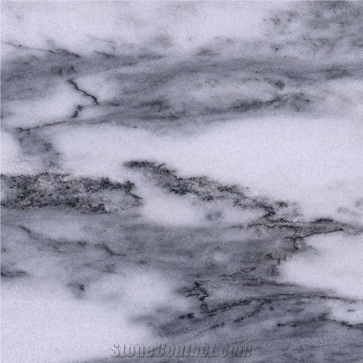 Spider White Marble Tile