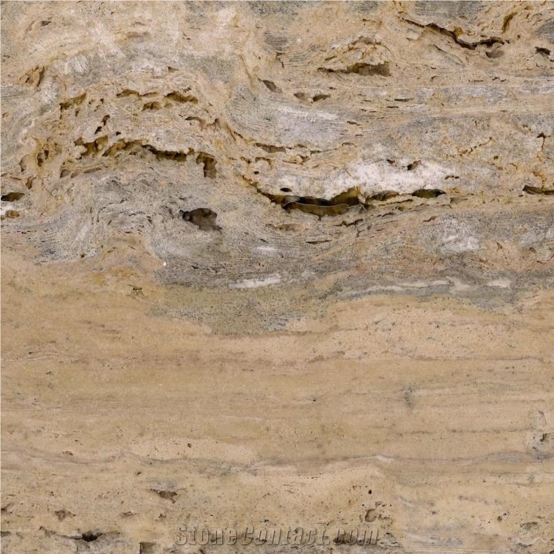 Travertino Blue Anne Tile
