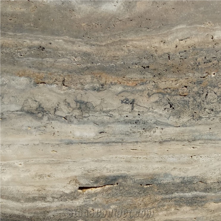 Travertino Ocean Black Tile
