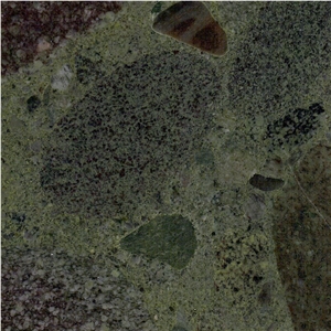 Twister Green Granite Tile