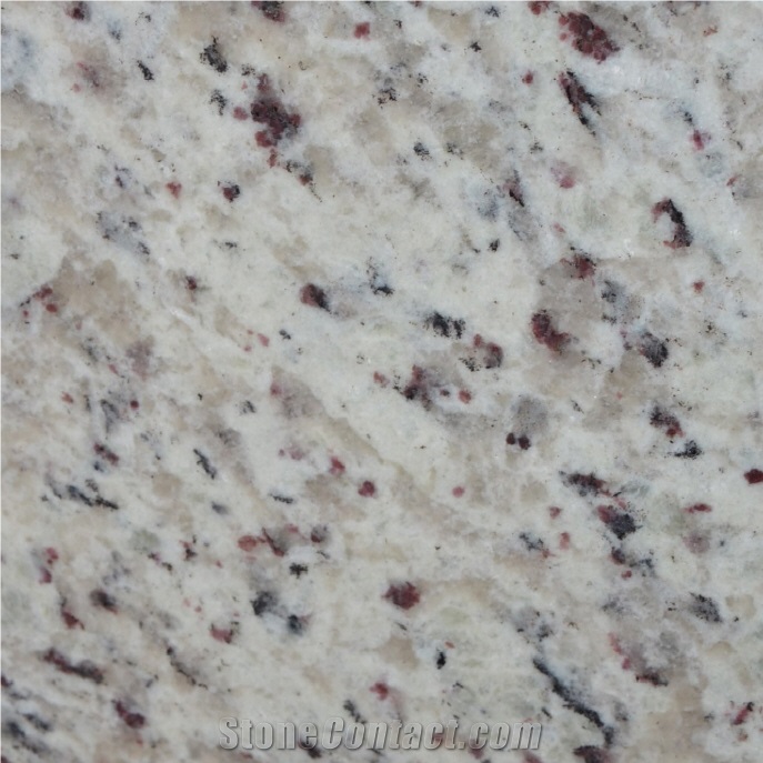 White Ornamental Granite Tile