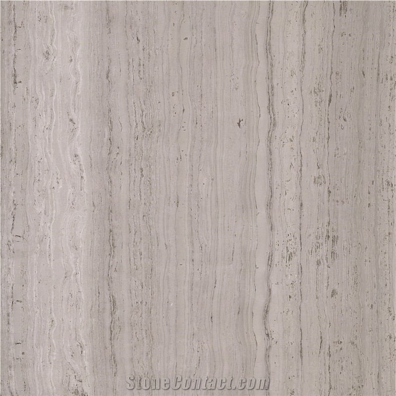 White Wood Grain Marble Tile