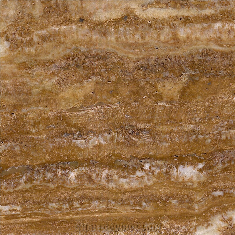Yellow Brown Travertine Tile