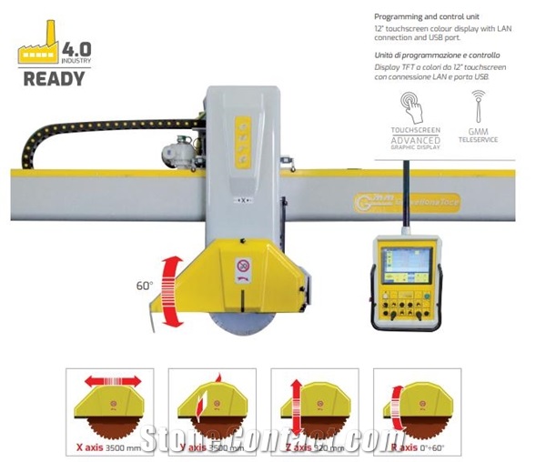 EURA 35 TS3 AUTOMATIC ELECTRONIC BRIDGE SAWING MACHINE
