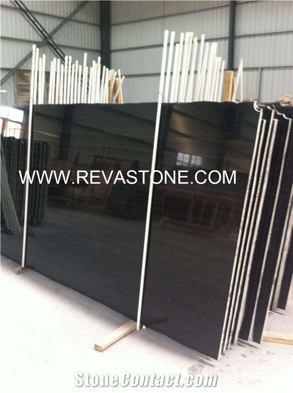 Royal Black Marble, Wood Vein Black Marble Quarry