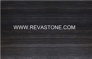Royal Black Marble, Wood Vein Black Marble Quarry