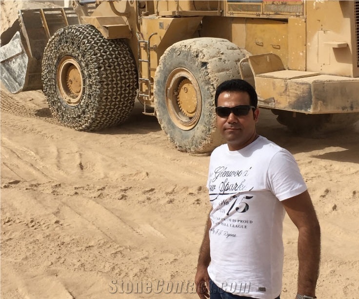 Persian Silver Travertine - Gray Travertine Quarry