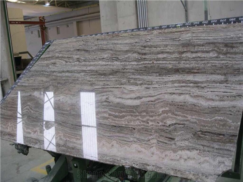 Persian Silver Travertine - Gray Travertine Quarry