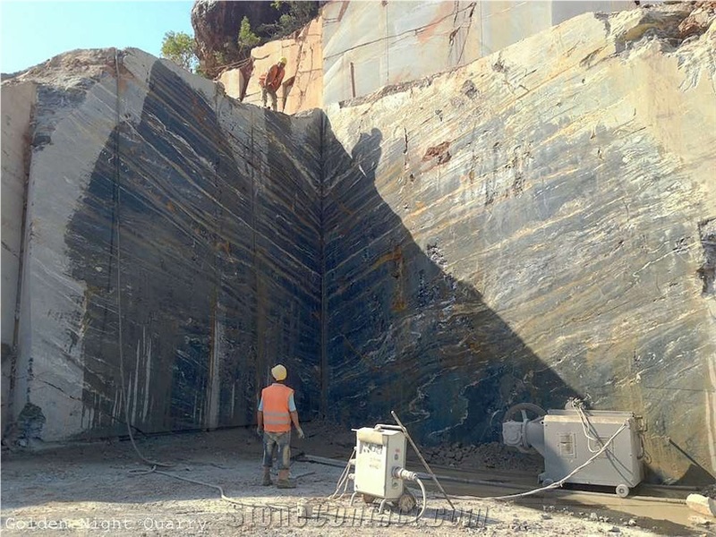 Golden Night Marble Quarry