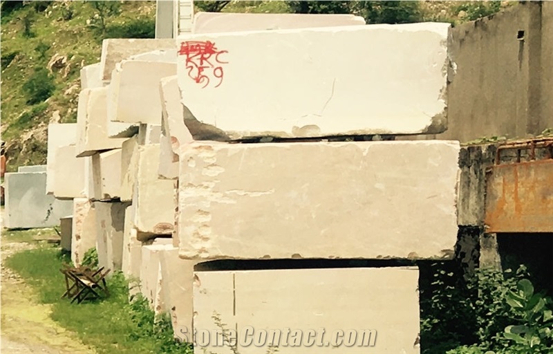 INDIA Morwad White Marble Quarry