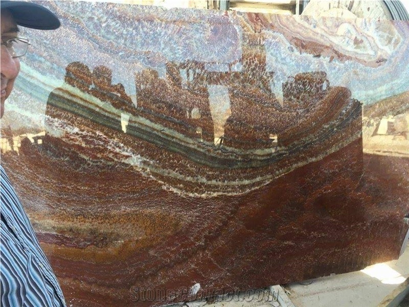 Onyx Red Quarry - Rojo Vulkano Onyx