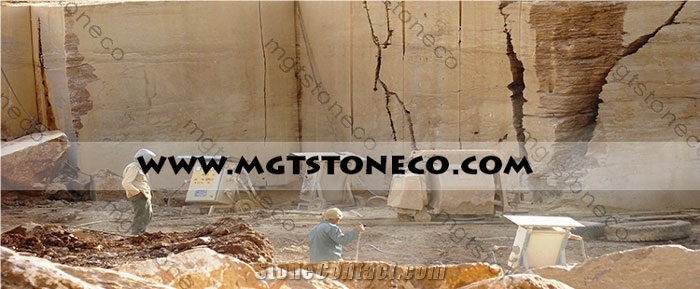 Iran Walnut Travertine Quarry