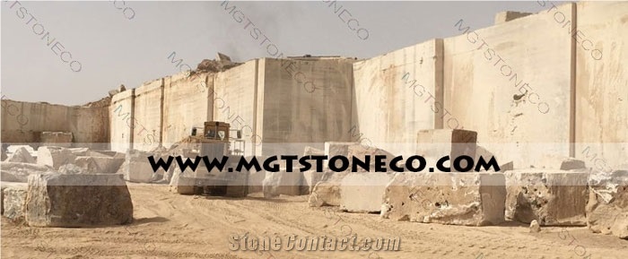 Kashan Silver Travertine Quarry