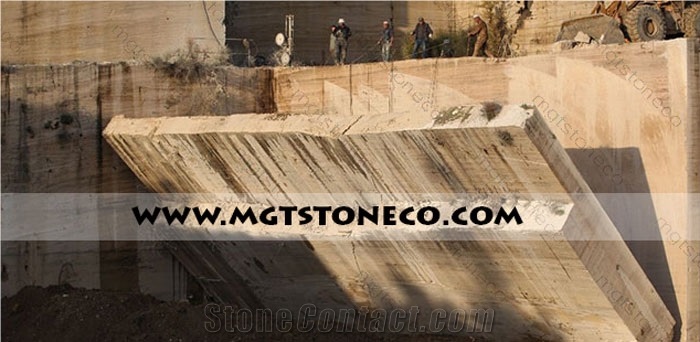 Titanium Silver Travertine Quarry