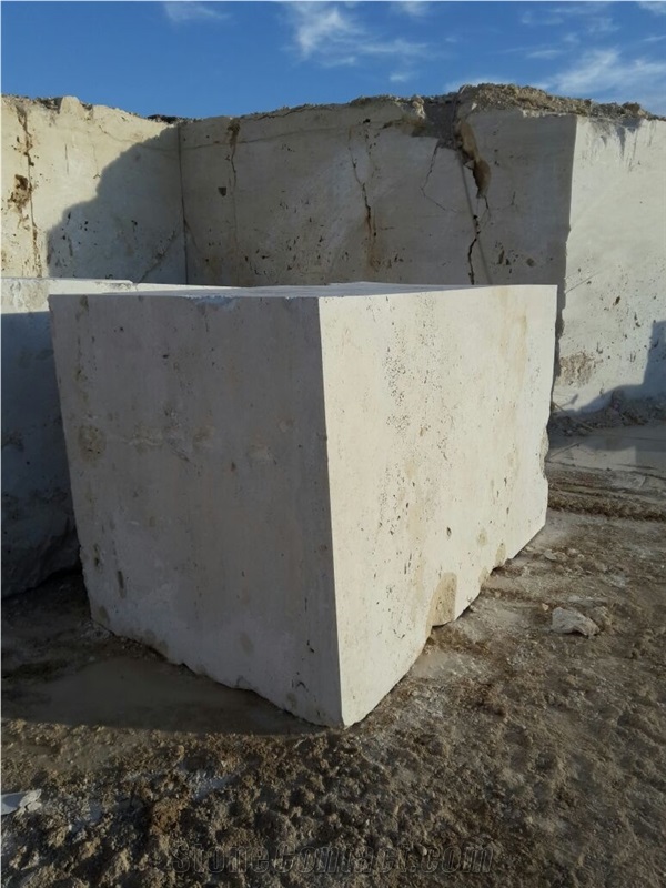 Super White Light Travertine - Classic Light Travertine Quarry