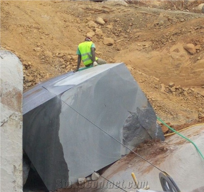 Tanzania Absolute Black Granite blocks