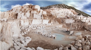 Burdur Bai Yulan Beige, Burdur White Pearl Marble Quarry