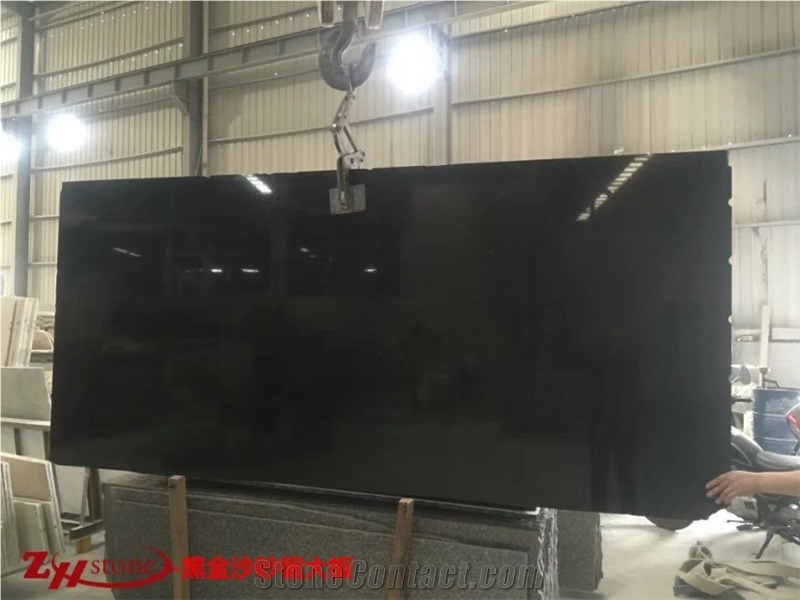 Platinum black granite, Black Granite Quarry