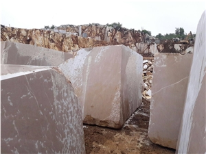 Golden Beige Marble Quarry