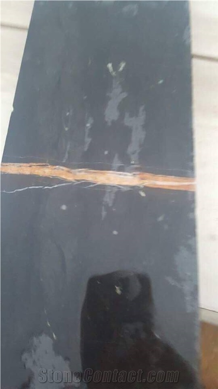 Schirmann Black Aziza - Noir Aziza, Sahara Noir Marble, Black Sahara Marble Quarry
