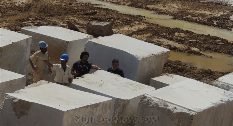 Golden Beige Marble Quarry