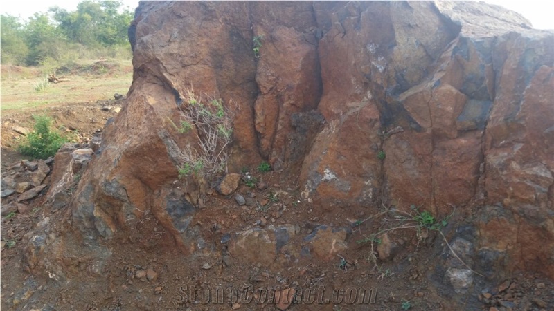 Jet Black Granite Quarry