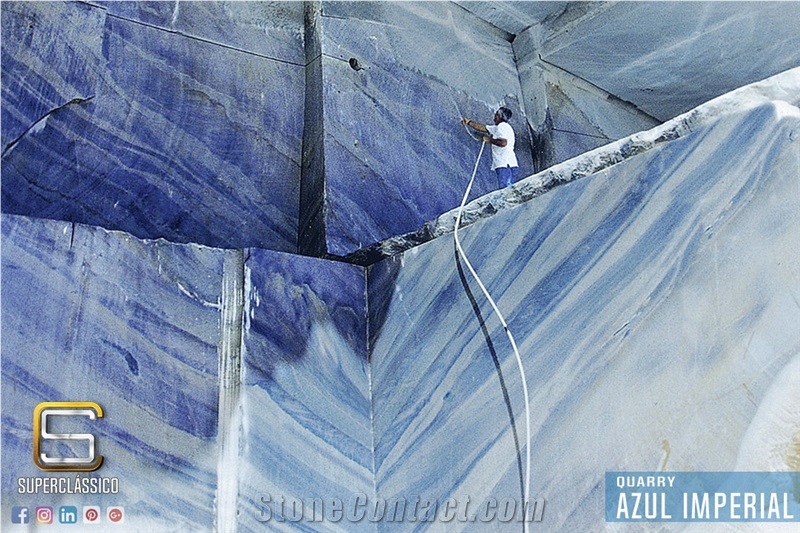 Azul Imperial Quartzite Quarry