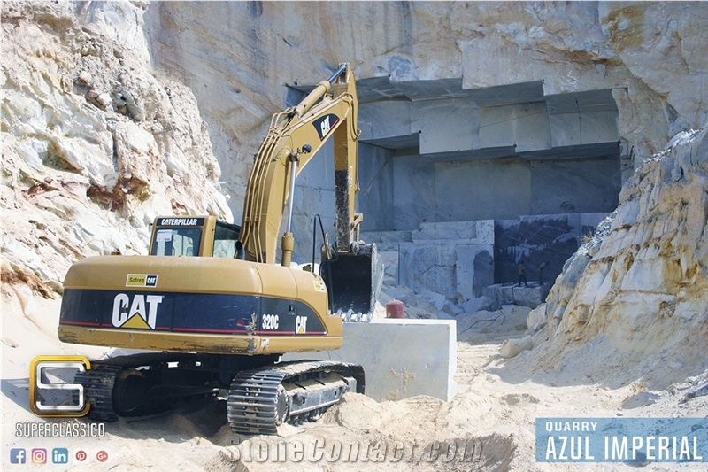 Azul Imperial Quartzite Quarry