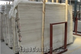 Wooden White Marble Quarry