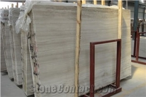 Wooden White Marble Quarry