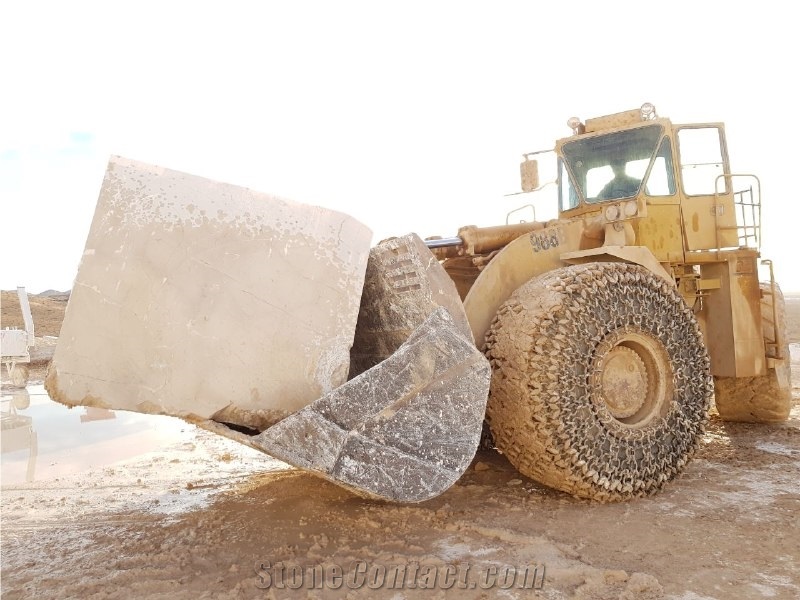 Persian Perlino Marble Quarry