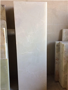 Persian White Onyx Quarry- Onice Bianco- White Snow Onyx