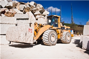 Beige Alpi Marble, Nembro Verdello, Similar Jura Beige and Green Marble Blocks - Quarry